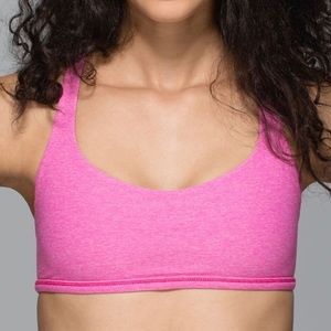 Free to be Wild bra in heathered jeweled magenta